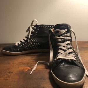 Kira hightop studded sneakers